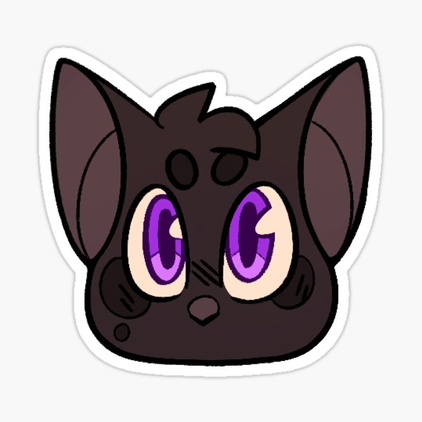 Ravenpaw - Warrior Cats SVG, PNG, JPG - Digital Sticker / Cake Topper /  Gift / Instant Download - 1 Digital Sticker