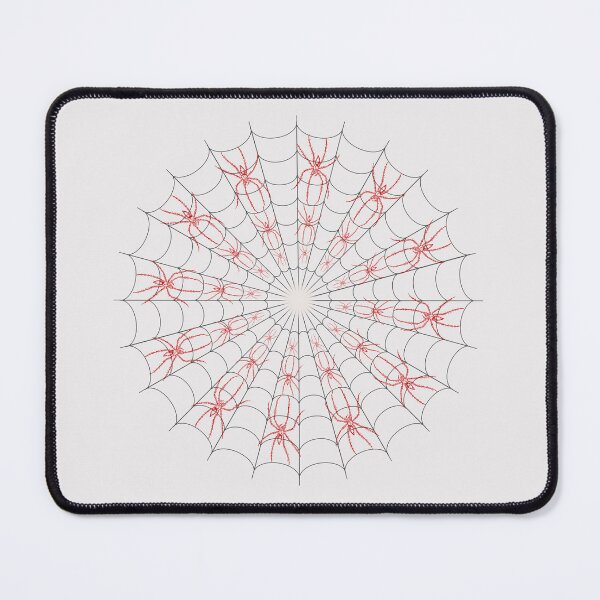 Item preview, Spiderweb for Welcome Halloween granate red color designed and sold by ariverde.