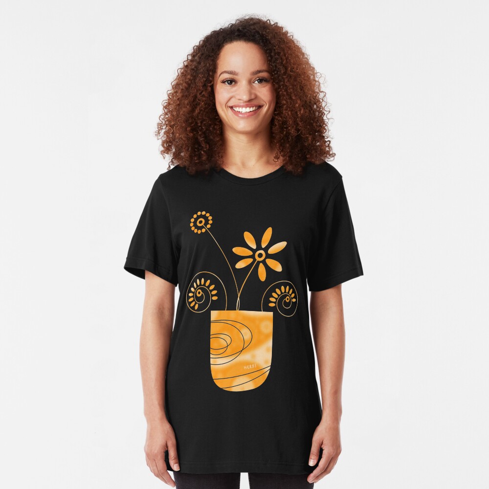Little Herb Garden Slim Fit T-Shirt