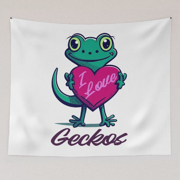 Item preview, I Love Geckos designed and sold by BillygoatHollow.