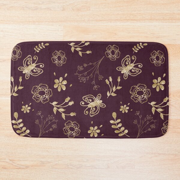 Item preview, Pattern Vintage with Butterflies and Flowers designed and sold by ByAllyAlly.