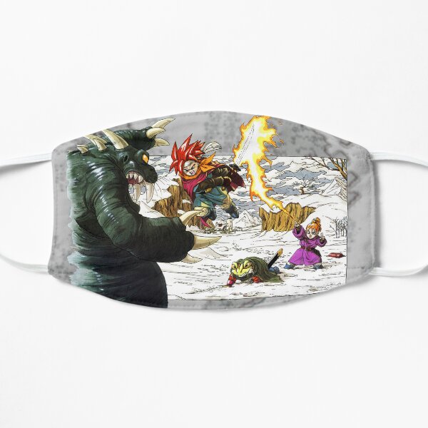 Chrono Trigger 12000 BC Box Art Frog Marie Best RPG Flat Mask