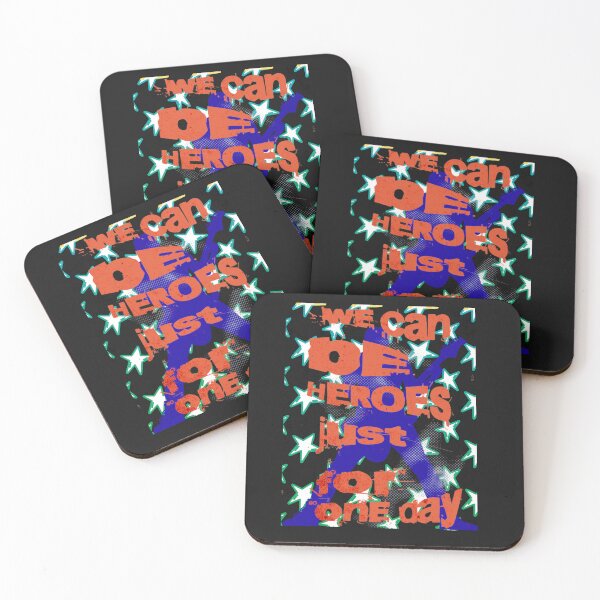 Item preview, we can be Heroes, just for one day designed and sold by creativaweb.