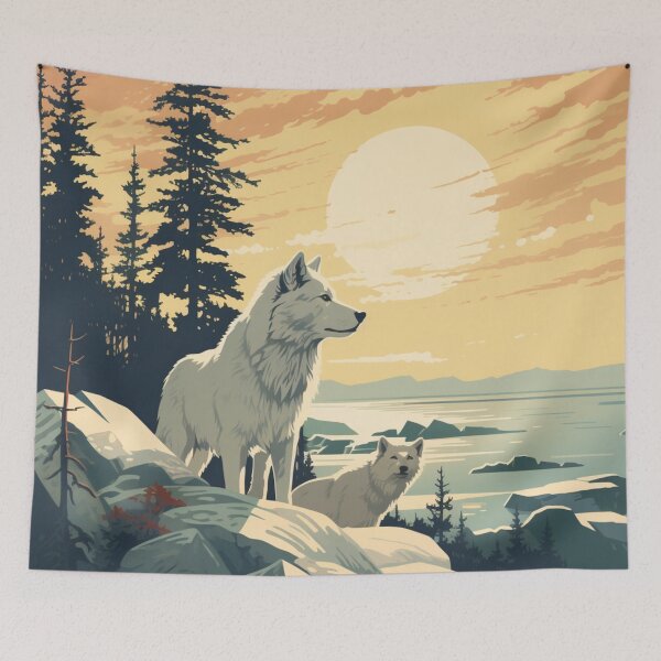 Item preview, A Vintage Travel Illustration of Yukon - Canada  designed and sold by GoodOldVintage.