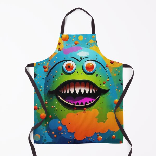 Item preview, Happy monster poster in color designed and sold by JaroDesign2023.
