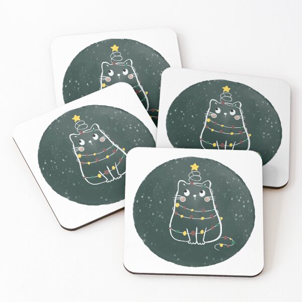 Item preview, Cat - Christmas designed and sold by Design-by-Doeb.