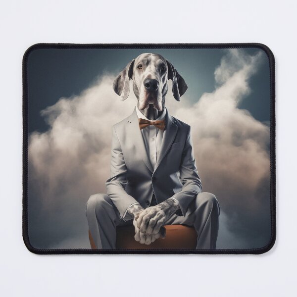 Item preview, Surreal studio portrait of a dog in a suit designed and sold by Carlos Restrepo.