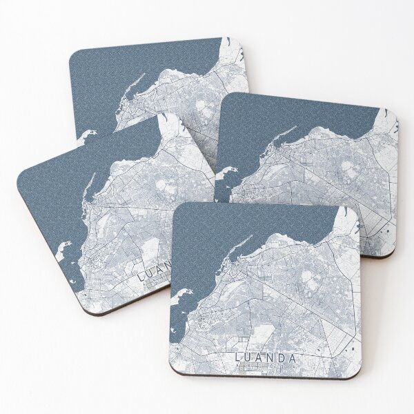 Item preview, Luanda City Map of Angola - Coastal designed and sold by deMAP.