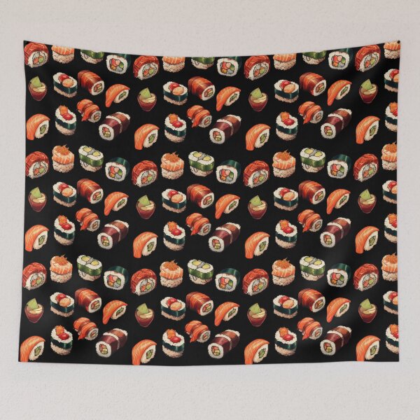 Item preview, Sushi Anime style pattern designed and sold by rynnzz.
