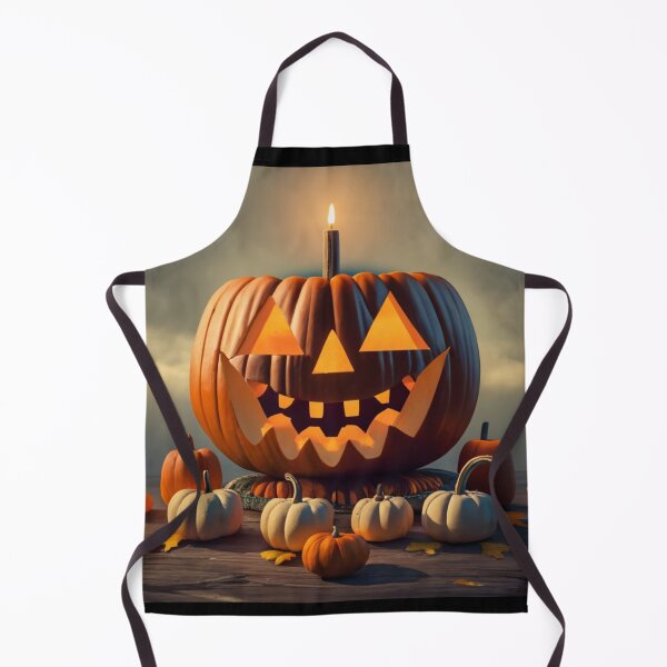 Item preview, Classic Jack-o'-Lantern: A classic pumpkin jack-o'-lantern with a toothy grin and a flickering candle inside, radiating a warm and eerie light. #1 designed and sold by Ningodino.