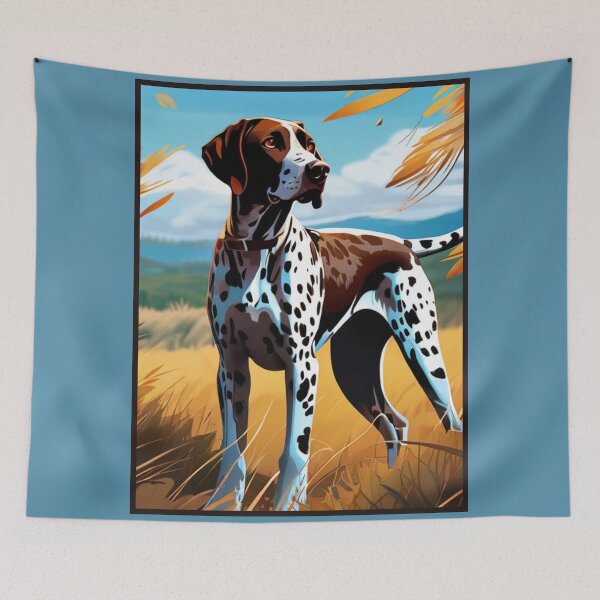 Item preview, GSP/German Shorthair Pointer Hunting Dog Painting - C designed and sold by Sunflower5576.