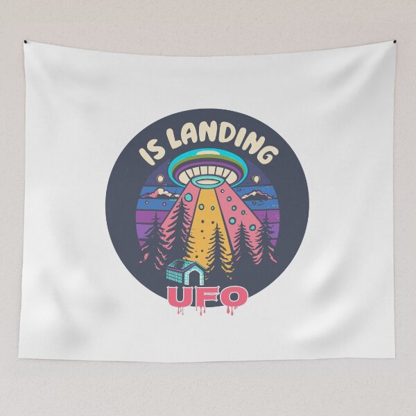 Item preview, UFO is landing. Design 2 designed and sold by Arno-Onei.