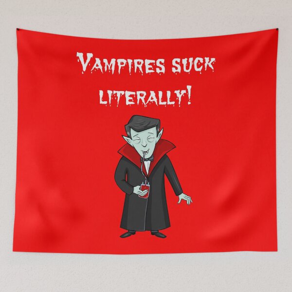Item preview, Halloween Vampires Suck Literally designed and sold by ElLocoMus.