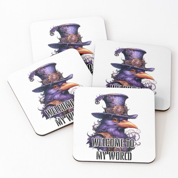 Item preview, Steampunk Raven - "Welcome to My World" designed and sold by efek1.