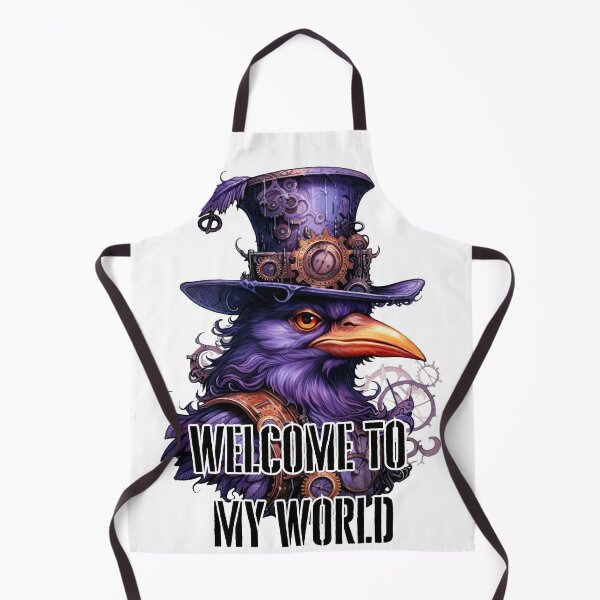 Item preview, Steampunk Raven - "Welcome to My World" designed and sold by efek1.