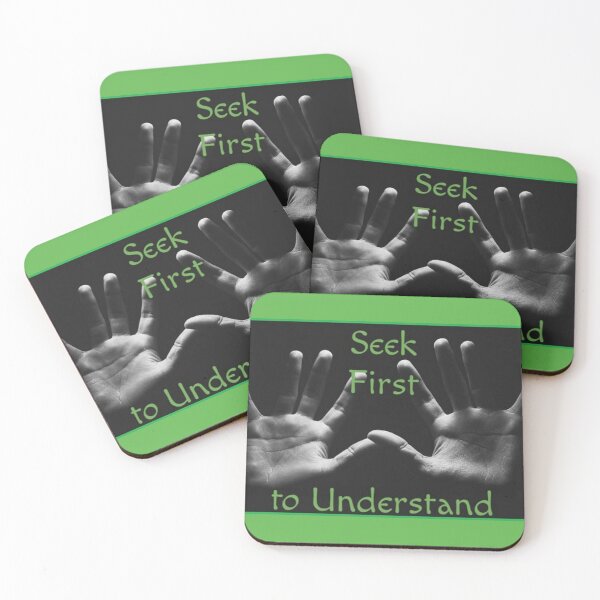 Item preview, Seek First to Understand designed and sold by MissLadyGraves.