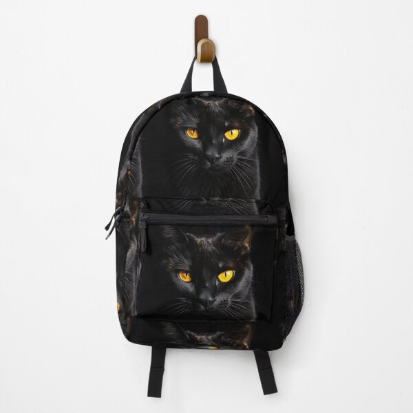 Item preview, black cat with yellow eyes designed and sold by DanieWoods.