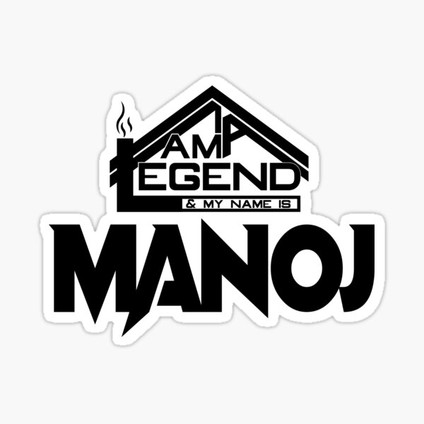 Artikel-Vorschau von Ich bin eine Legende und mein Name ist Manoj (ich bin legendär), designt und verkauft von koreatvtea.