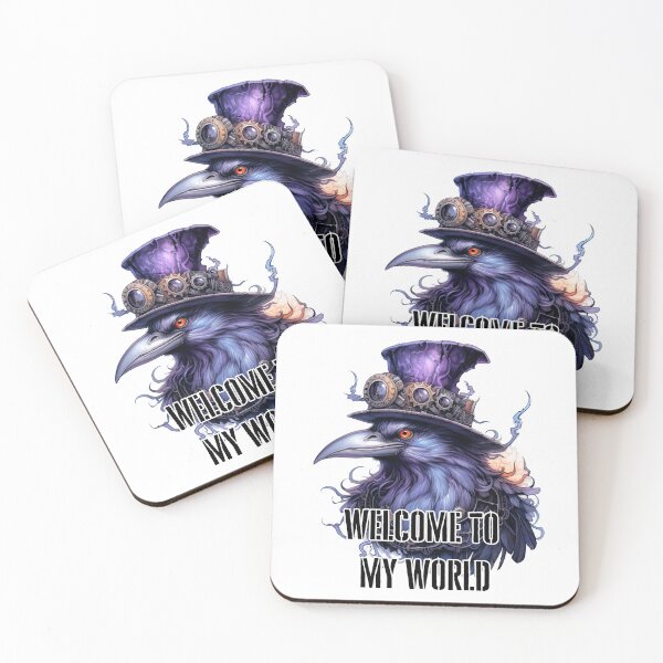 Item preview, Steampunk Raven - "Welcome to My World" 2 designed and sold by efek1.