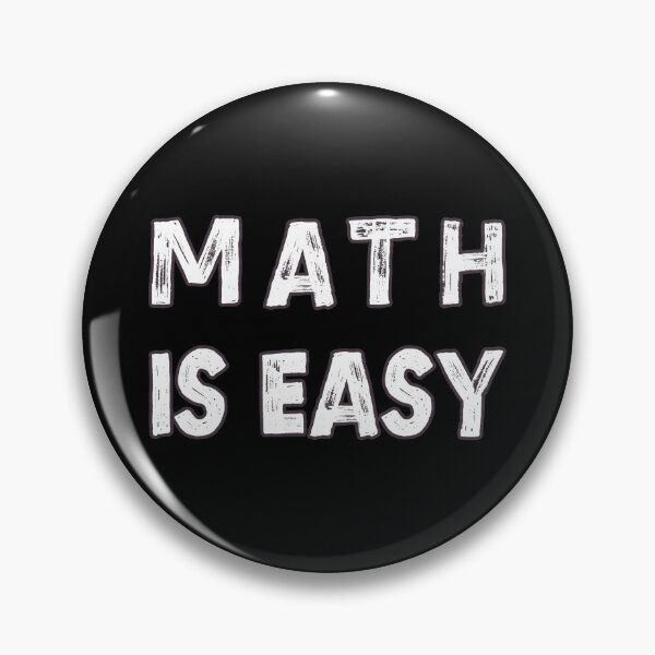 Item preview, Math is Easy, Minimalist designed and sold by DafraDesign.