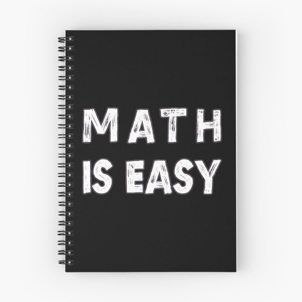 Item preview, Math is Easy, Minimalist designed and sold by DafraDesign.