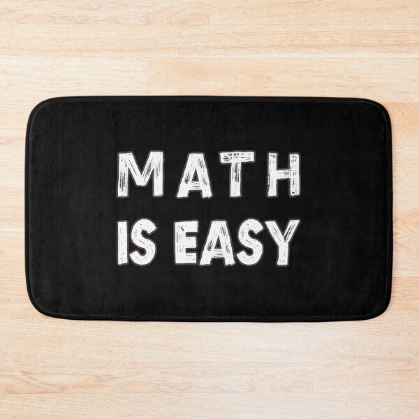Item preview, Math is Easy, Minimalist designed and sold by DafraDesign.