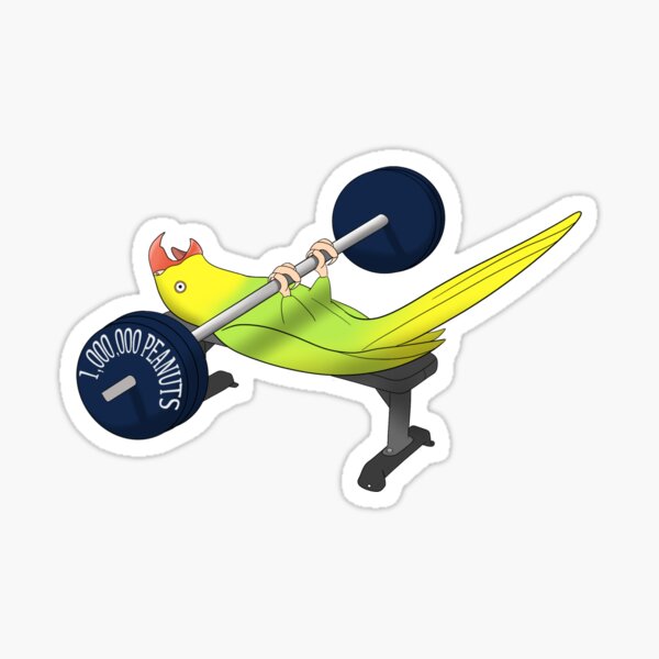 Goofy Opila Bird Sticker for Sale by snowblosm