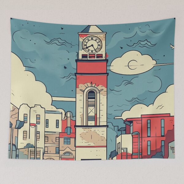 Item preview, Tirana Clock Tower designed and sold by WOYEJun.