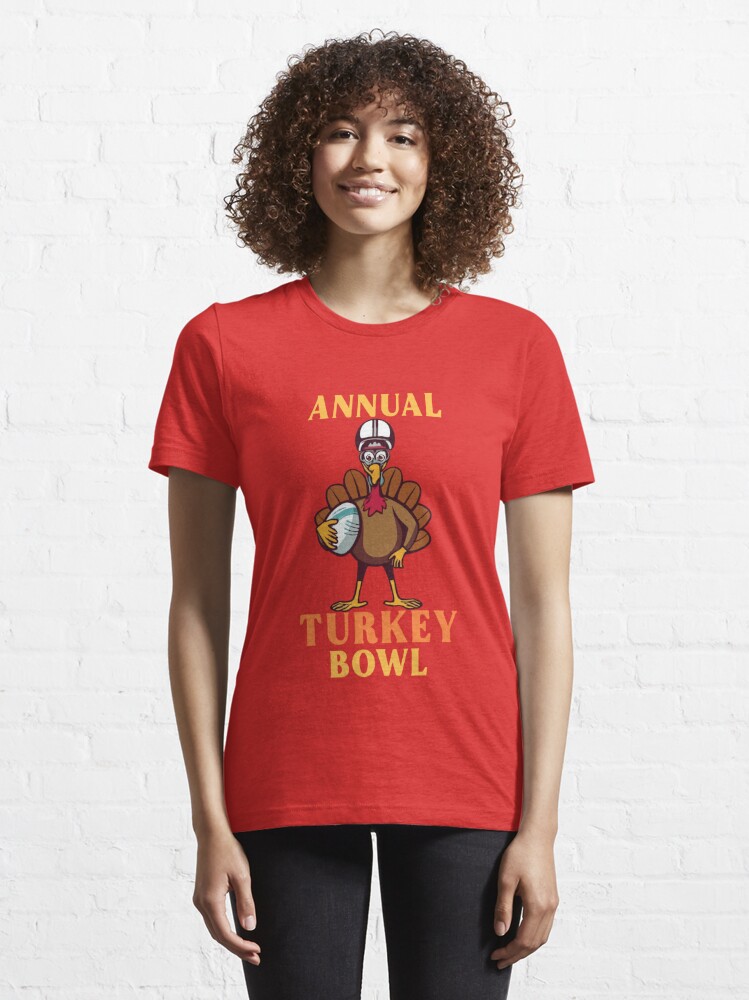 Annual Turkey Bowl Funny Thanksgiving Day Football Rugby Gift | Essential  T-Shirt