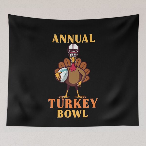 Item preview, Annual Turkey Bowl Funny Thanksgiving Turkey Day Football Gift designed and sold by TMelonShop.