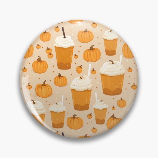 Item preview, Pumpkin Spice Lattes Pattern Illustration designed and sold by SowCow.