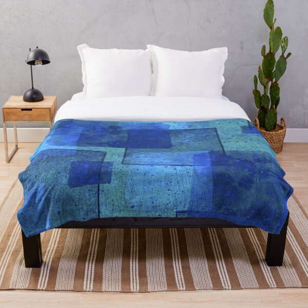 Item preview, Blue Geometrics and Splatters designed and sold by Jane Domenech.