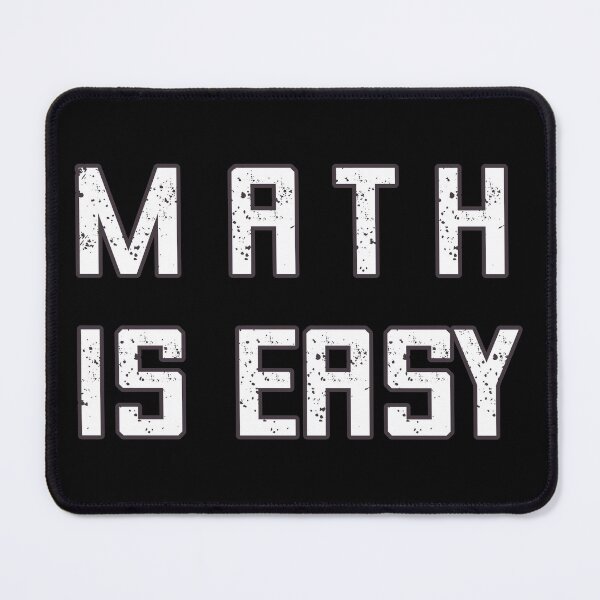 Item preview, Math is Easy, Minimalism designed and sold by DafraDesign.