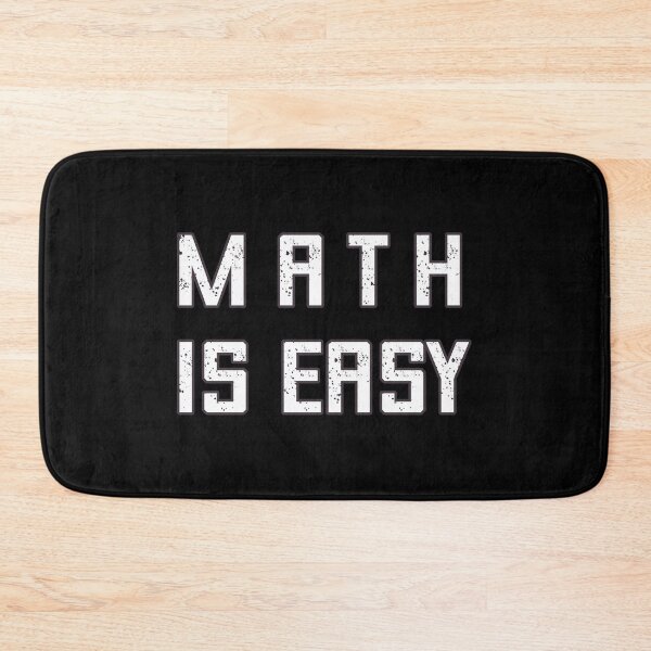 Item preview, Math is Easy, Minimalism designed and sold by DafraDesign.