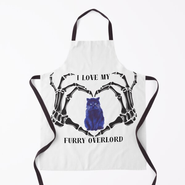 Item preview, I Love My Furry Overlord designed and sold by Kristi Brooks.