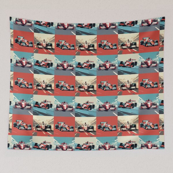 Item preview, F1 car illustrations designed and sold by SowCow.