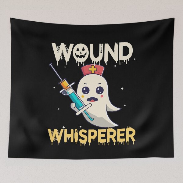 Item preview, Wound Whisperer Funny Halloween Scary Nurse Medical Humor Gift designed and sold by TMelonShop.