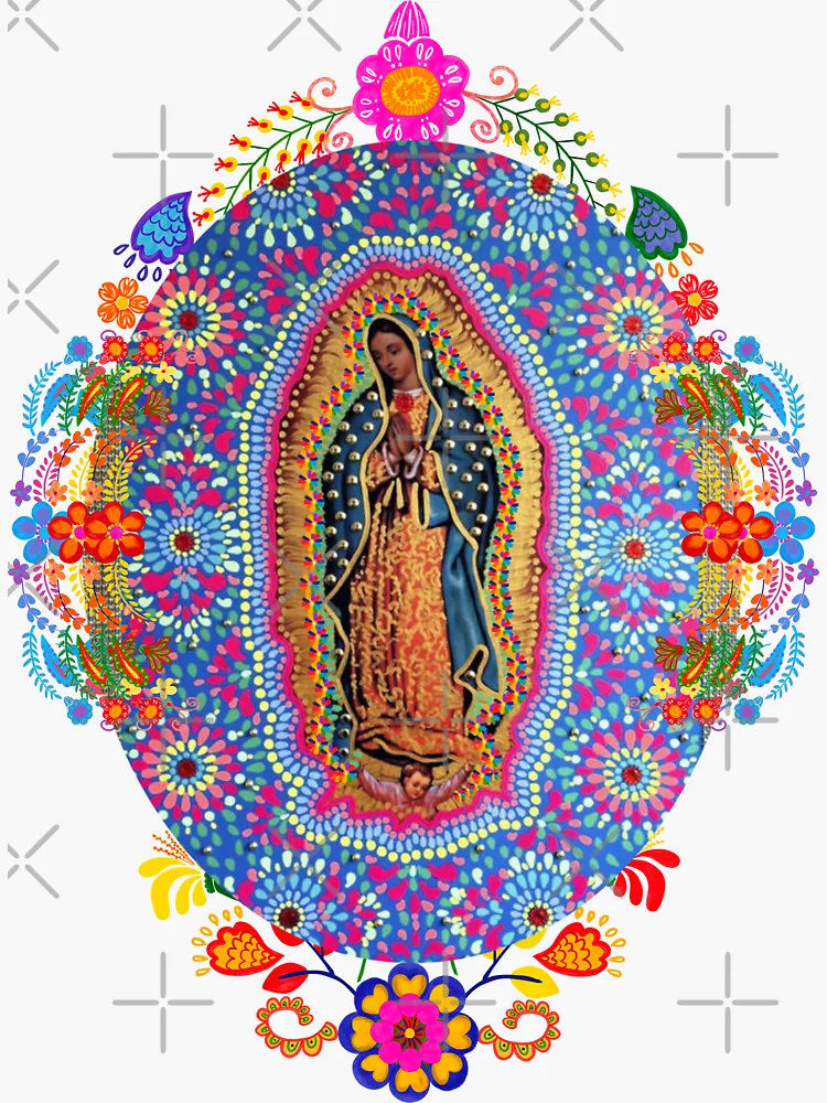 Our Lady Guadalupe Virgin Religion Virgen Stock Vector (Royalty Free)  2228094045