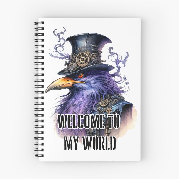Item preview, Steampunk Raven - "Welcome to My World" 5 designed and sold by efek1.