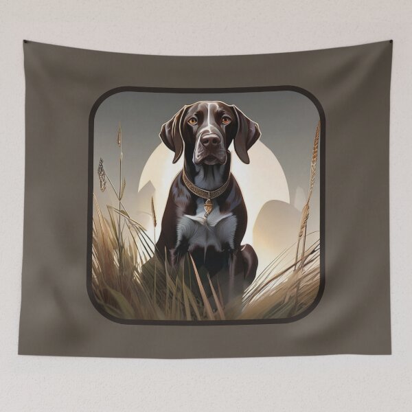Item preview, GSP/German Shorthair Pointer Hunting Dog Painting - C designed and sold by Sunflower5576.