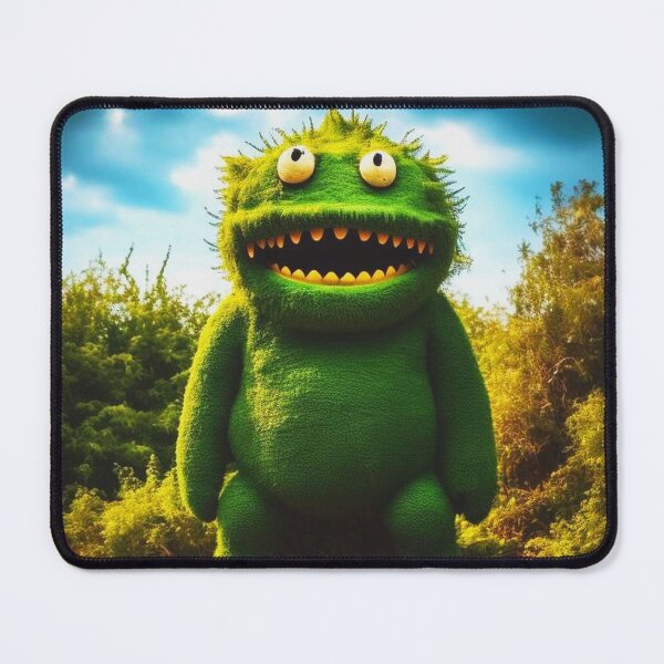 Item preview, Happy green monster 3D designed and sold by JaroDesign2023.