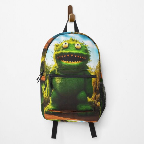 Item preview, Happy green monster 3D designed and sold by JaroDesign2023.
