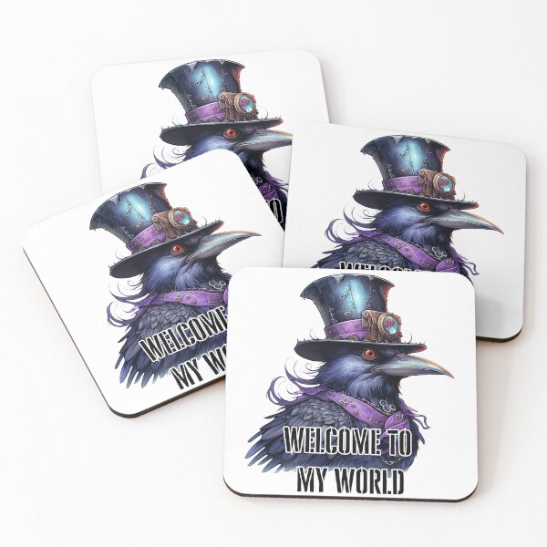Item preview, Steampunk Raven - "Welcome to My World" 6 designed and sold by efek1.