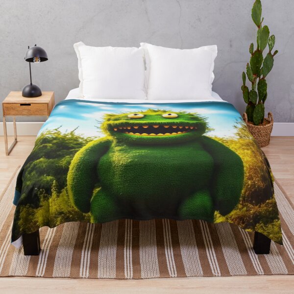 Item preview, Happy green monster 3D designed and sold by JaroDesign2023.
