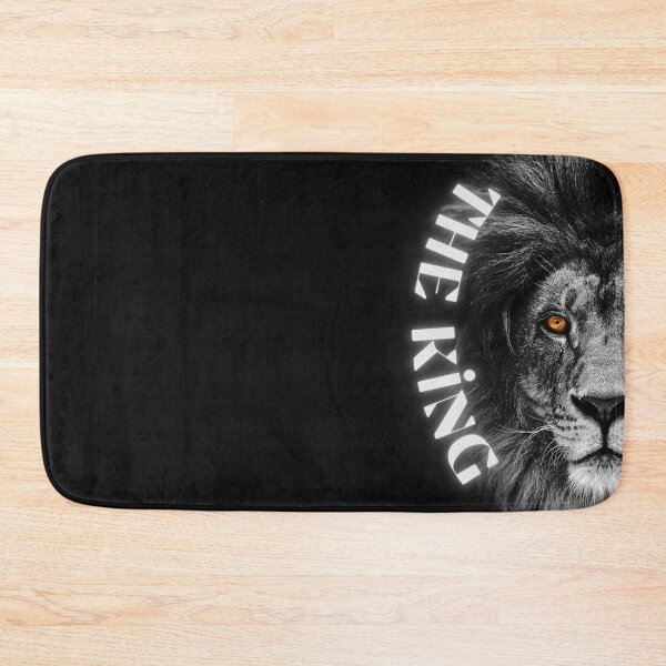 Item preview, Lion / Pixelated The King of The Jungle Art on Black Background designed and sold by Psycho-Crazy.