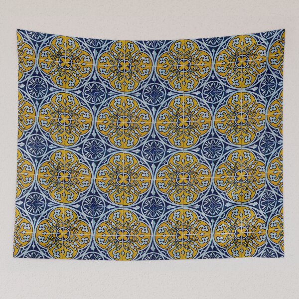 Item preview, Portuguese Decorative Tile Mosaic Vintage Pattern designed and sold by worldways.