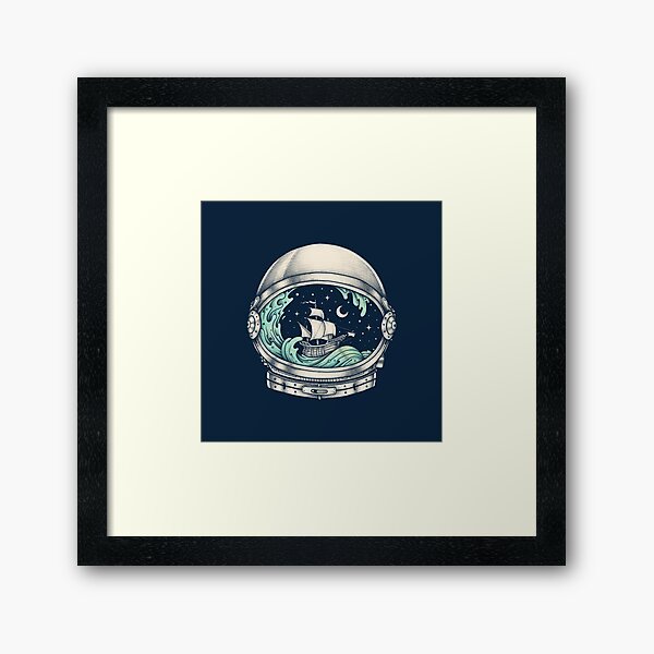 Spaceship Framed Art Print