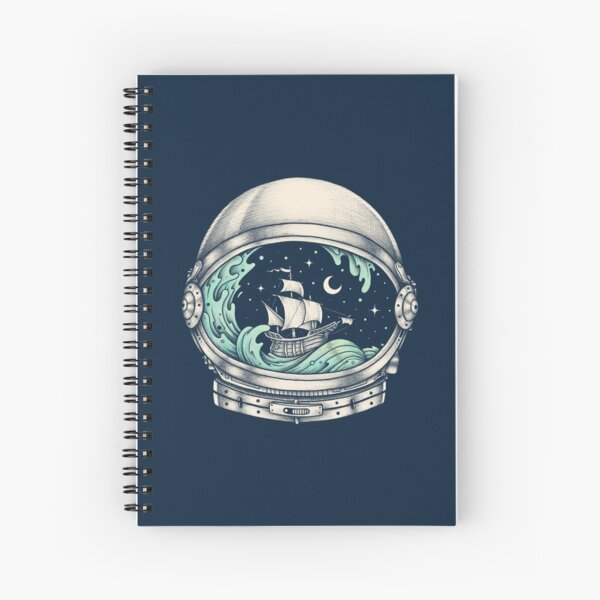Spaceship Spiral Notebook