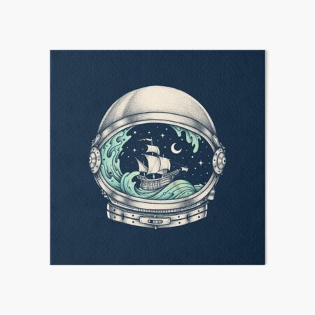 Spaceship Art Board Print