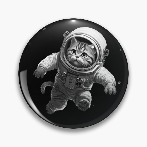 Item preview, gato astronauta designed and sold by setofeights.